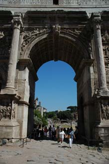 FCO Rome - Roman Forum Romanum - Arco di Settimio Severo or Arch of Septimus Severus 05 3008x2000