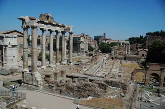 FCO Rome - Roman Forum Romanum - Tempio di Saturno 3008x2000