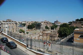 FCO Rome - Roman Forum Romanum - panorama from Monte Capitolino 3008x2000