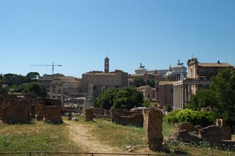FCO Rome - Roman Forum Romanum - panorama with with Campidoglio 3008x2000