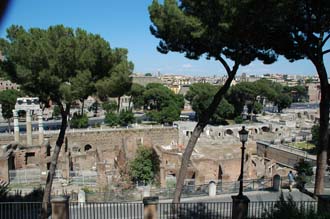 FCO Rome - Roman Forum Romanum - view from Monte Capitolino 02 3008x2000