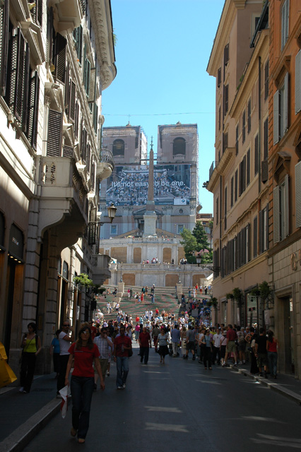 FCO Rome - Piazza di Spagna and Spanish Steps with Trinita dei Monti church 03 3008x2000