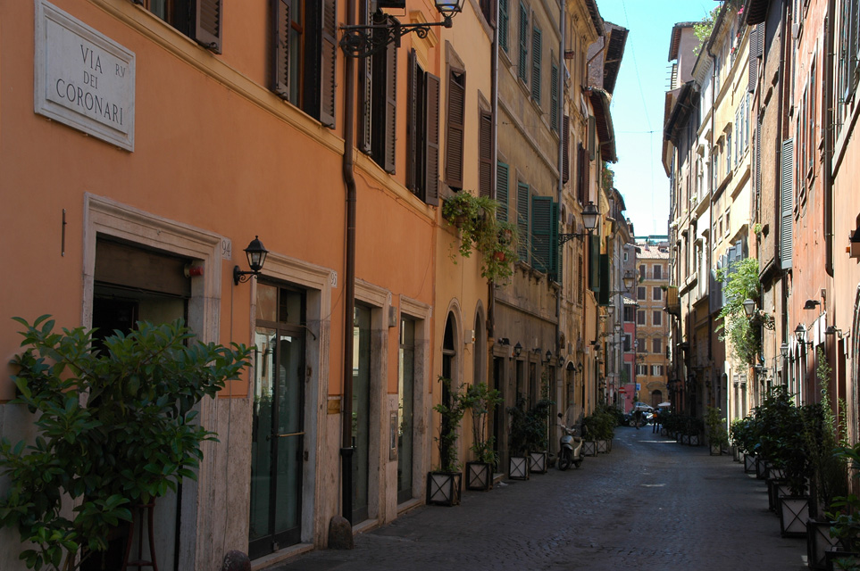 FCO Rome - Via dei Coronari near Piazza Navona 3008x2000