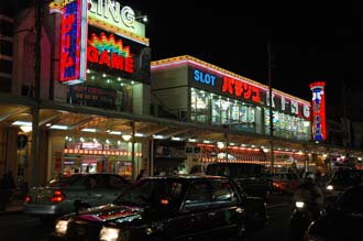 KIX Kyoto - Pachinko Parlour on Shinkyogoku Covered Arcade a Japanese mixture between slot machine and pin ball 3008x2000