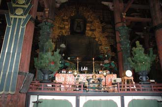 KIX Nara - Daibutsu-den Hall with enormous bronze Buddha image in Todai-ji temple 3008x2000