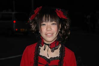 NRT Harajuku Tokyo - teenage girl portrait dressed for Cos-play-zoku or Costume Play Gang on Sunday at Jingu-bashi near Harajuku JR station 02 3008x2000