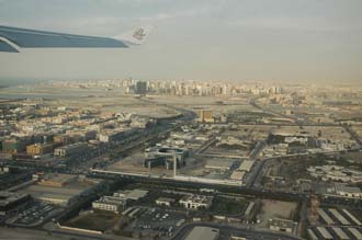DXB Dubai International Airport - view after take-off towards Sharjah 02 3008x2000