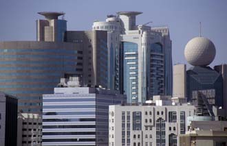DXB Dubai - Deira skyscrapers with Etisalat building 5340x3400