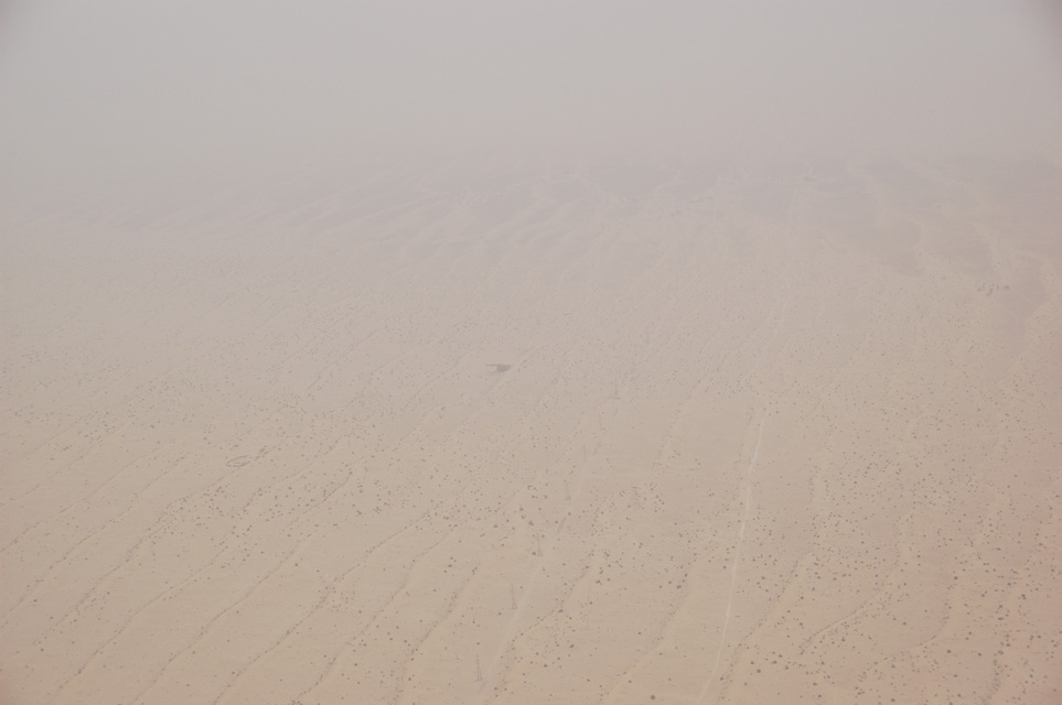 DXB Dubai from aircraft - desert vegetation 03 3008x2000