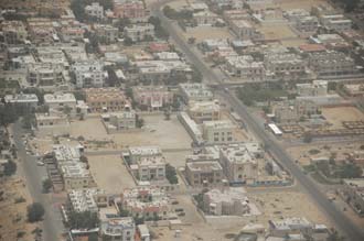 DXB Dubai from aircraft - residential housing 03 3008x2000