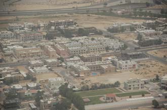 DXB Dubai from aircraft - residential housing 05 3008x2000