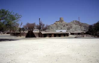 DXB Hatta Heritage Village - traditional houses with watchtower 5340x3400