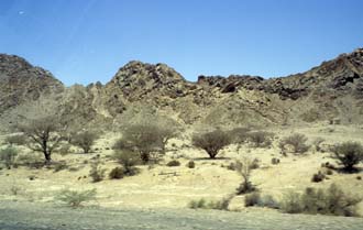 DXB Dubai - desert scenery on the highway between Dubai and Hatta 02 5340x3400