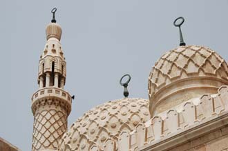 DXB Dubai Jumeirah Beach - Jumeirah Mosque domes detail 02 3008x2000
