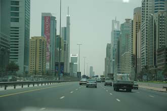 DXB Dubai Jumeirah Beach - Sheikh Zayed Road with skyscrapers 01 3008x2000