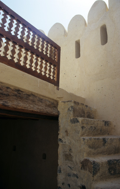 DXB Bidiya - watchtower above Bidiya mosque - staircase 5340x3400