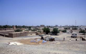 DXB Fujairah - Fujairah Fort restoration works with view towards Fujairah 01 5340x3400