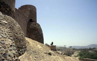 DXB Fujairah - Fujairah Fort towers on the north side 5340x3400