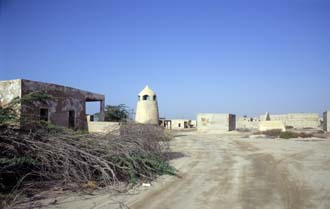 DXB Ras Al-Khaimah - Al-Jazirah al-Hamra street in abandoned fishing village south of Ras Al-Khaimah 5340x3400